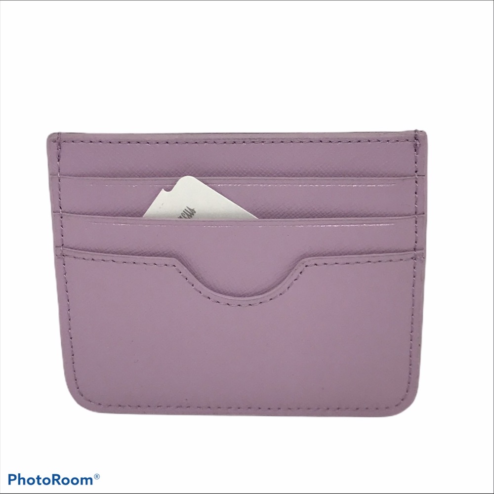 NEIMAN MARCUS SAFFIANO SLIM LEATHER ID WALLET.NWT
